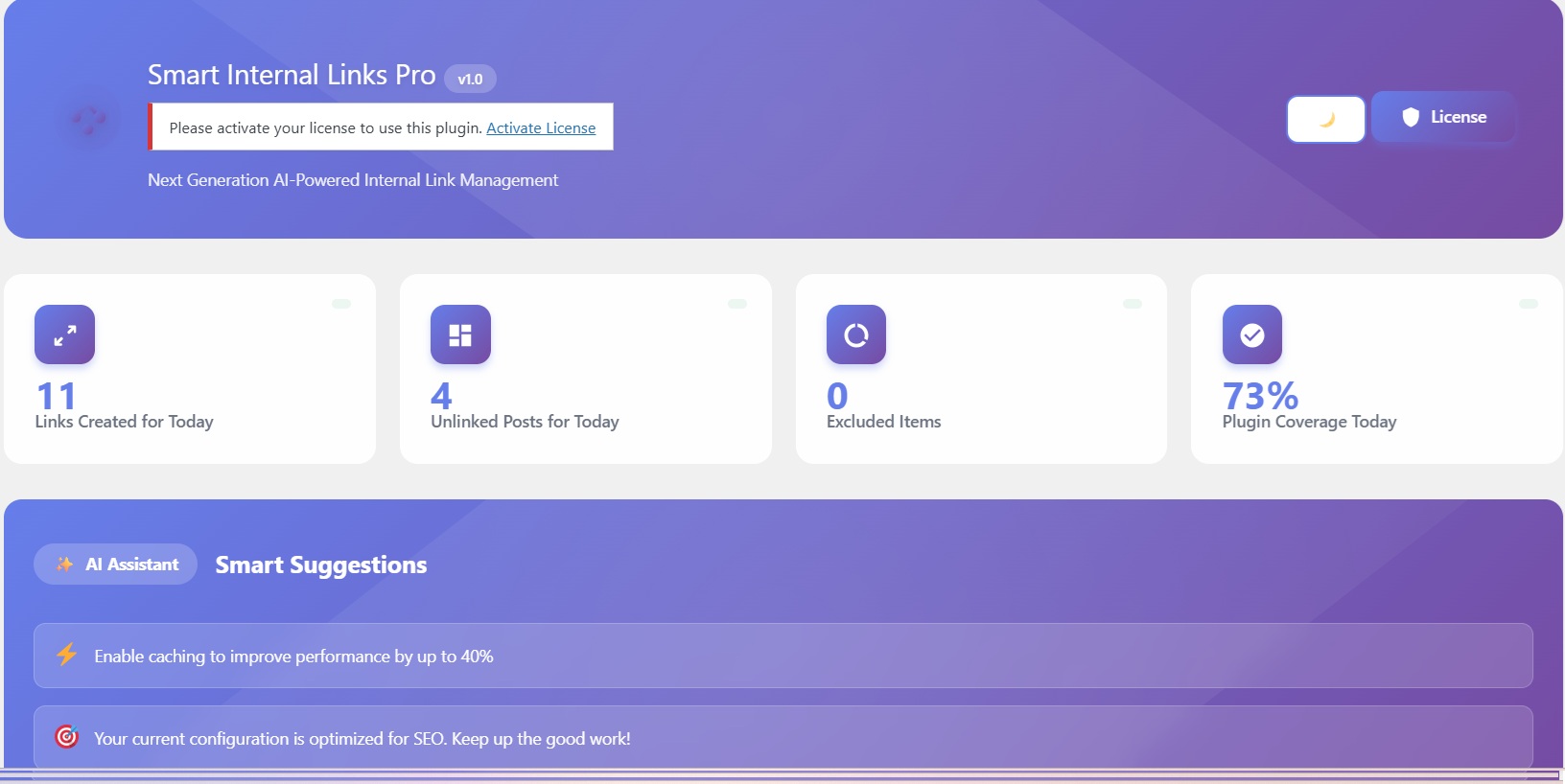 Plugin Homepage Dashboard
